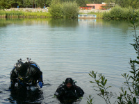jezero s hlubinou